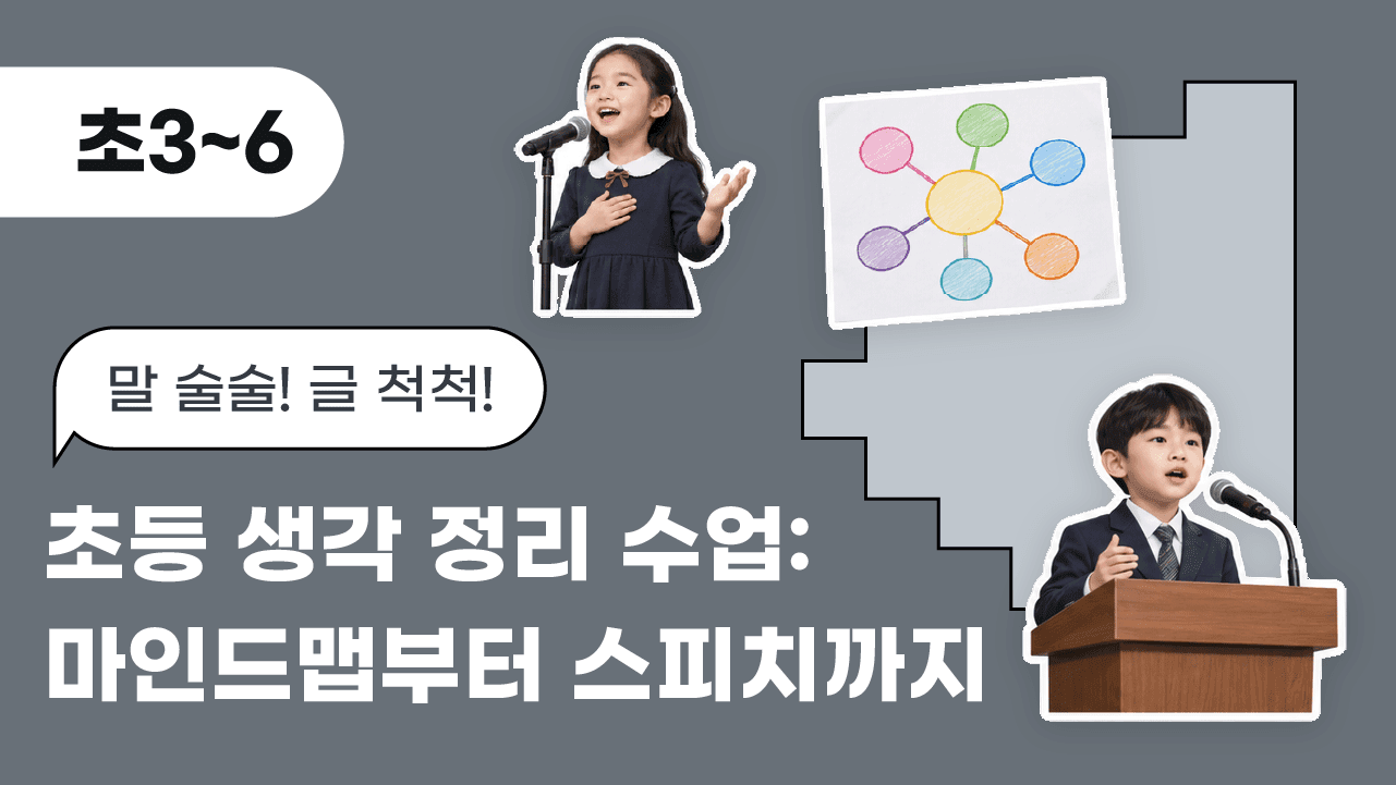 말 술술! 글 척척! 초등 생각 정리 수업: 마인드맵부터 스피치까지