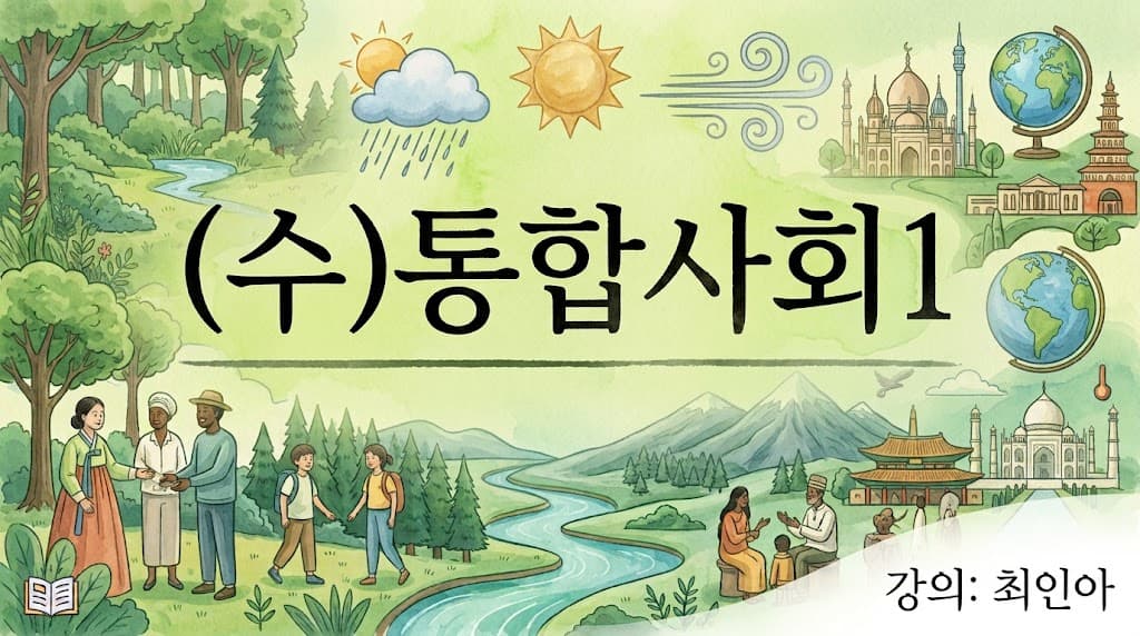 (수)통합사회1