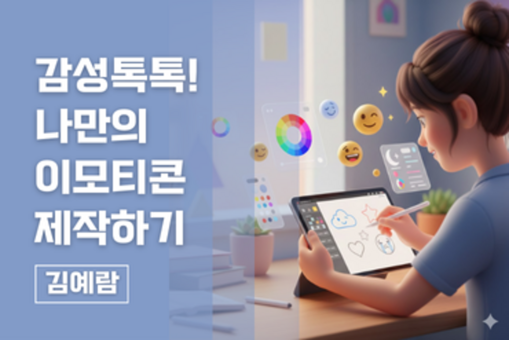 감성톡톡! 나만의 이모티콘 제작하기 이미지