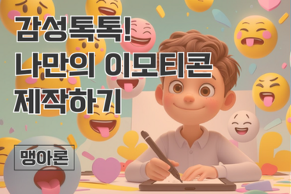 감성톡톡! 나만의 이모티콘 제작하기 이미지